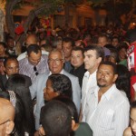 Jackson participa de procissão e missa ao lado de fiéis na Barra dos Coqueiros - Fotos: Victor Ribeiro/ASN