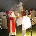 Jackson participa de procissão e missa ao lado de fiéis na Barra dos Coqueiros - Fotos: Victor Ribeiro/ASN