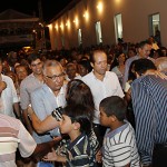Jackson participa de procissão e missa ao lado de fiéis na Barra dos Coqueiros - Fotos: Victor Ribeiro/ASN