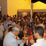 Jackson participa de procissão e missa ao lado de fiéis na Barra dos Coqueiros - Fotos: Victor Ribeiro/ASN