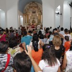 Jackson participa de missa em homenagem à Sagrada Família em Siriri - Fotos: Victor Ribeiro/ASN