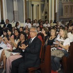 Jackson e Eliane acompanham missa de sétimo dia de Marcelo Déda -