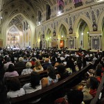 Jackson e Eliane acompanham missa de sétimo dia de Marcelo Déda -