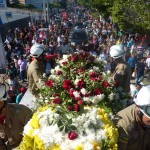 Bombeiros prestam homenagem no último adeus a Marcelo Déda - Fotos: Ascom/CBMSE