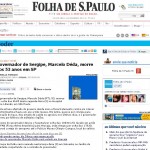 Morte de Déda é destaque nos principais portais de notícias do país - Foto: Reprodução/Agência Brasil