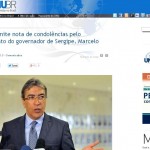 Morte de Déda é destaque nos principais portais de notícias do país - Foto: Reprodução/Agência Brasil