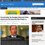 Morte de Déda é destaque nos principais portais de notícias do país - Foto: Reprodução/Agência Brasil