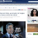 Morte de Déda é destaque nos principais portais de notícias do país - Foto: Reprodução/Agência Brasil