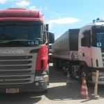 Sefaz realiza apreensão de aproximadamente 350 toneladas de milho sem nota fiscal - Fotos: Ascom/Sefaz