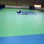 Governo prepara quadra para jogos da Super Liga de Futsal - Foto: Ascom/Seel