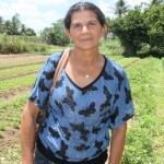 Agricultores de Canindé visitam produção orgânica da Cohidro - A produtora Quitéria Santos Araújo