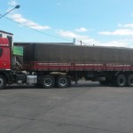 Sefaz realiza apreensão de aproximadamente 350 toneladas de milho sem nota fiscal - Fotos: Ascom/Sefaz