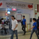 Público estudantil contribui com doação de sangue no Shopping RioMar - Hemose realiza coleta de sangue no Shopping RioMar