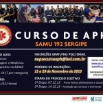 Samu divulga lista de aprovados no curso de Atendimento PréHospitalar - Cartaz: Ascom/Saúde