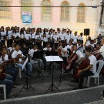 Eliane Aquino parabeniza a Orquestra Jovem pela brilhante apresentação